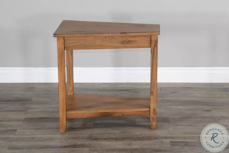 Crimson Ridge Beige Chair Side Table