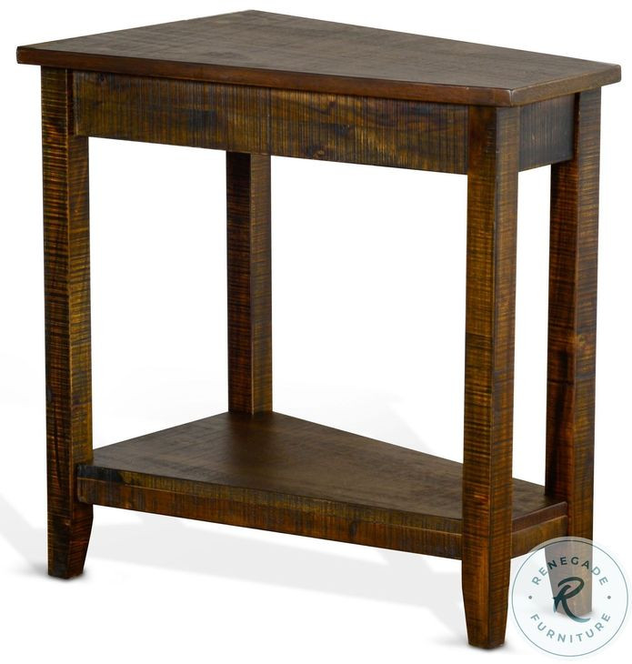 Havenstead Dark Brown Chair Side Table