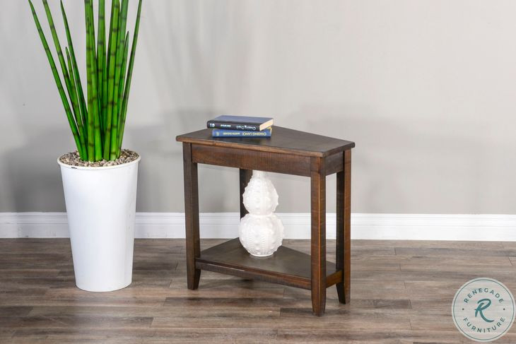 Havenstead Dark Brown Chair Side Table