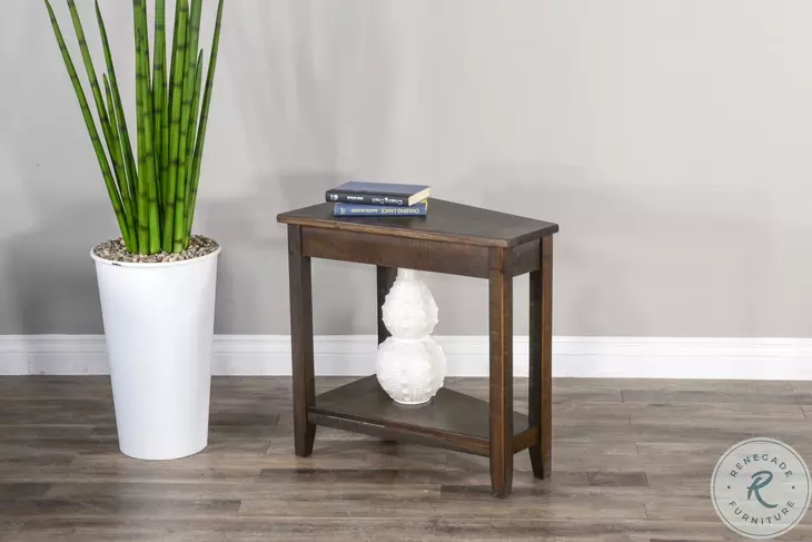 Havenstead Dark Brown Chair Side Table