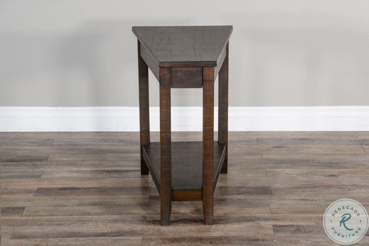 Havenstead Dark Brown Chair Side Table