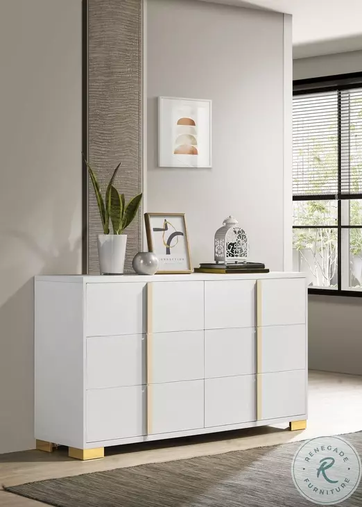 Marceline White Dresser