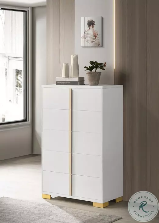 Marceline White Chest