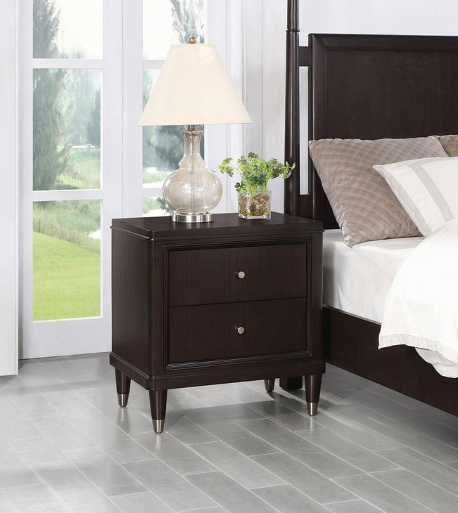 Emberlyn Brown 2 Drawer Nightstand
