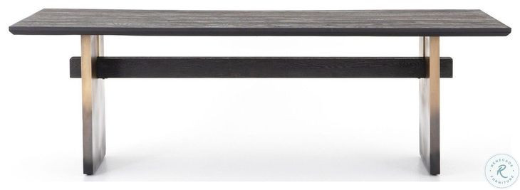 Brennan Worn Black Dining Table