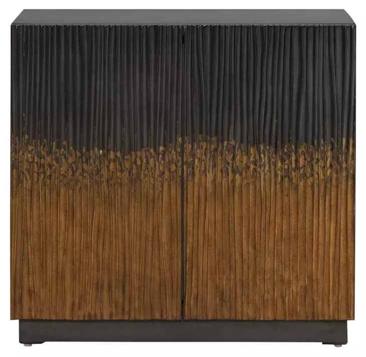 Florentine Satin Espresso 2 Door Accent Cabinet
