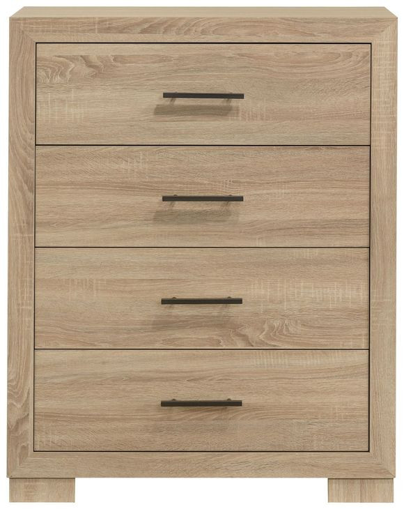 Arielle Light Oak 4 Drawer Chest