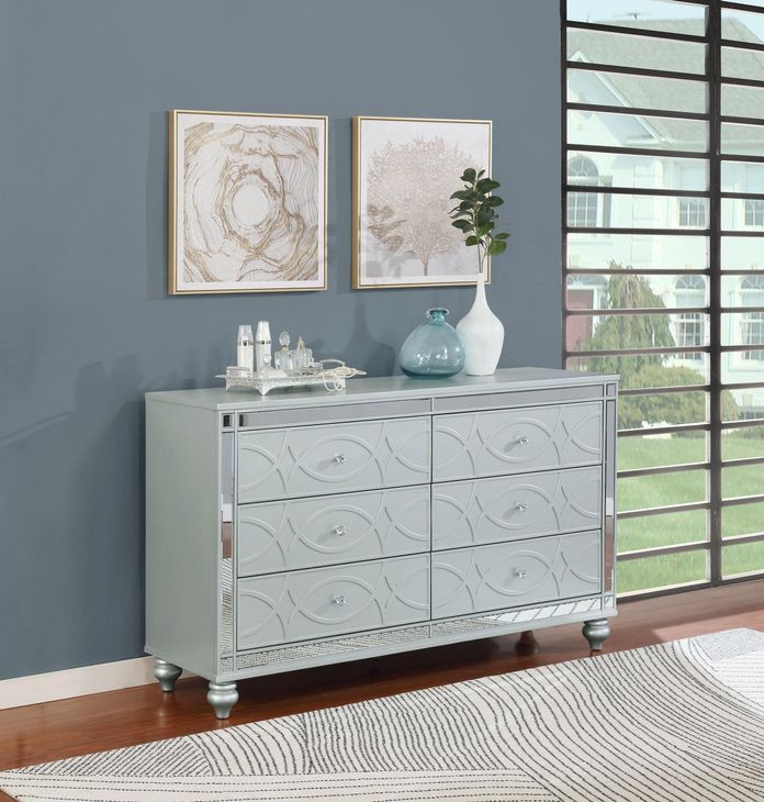 Gunnison Silver Metallic Dresser