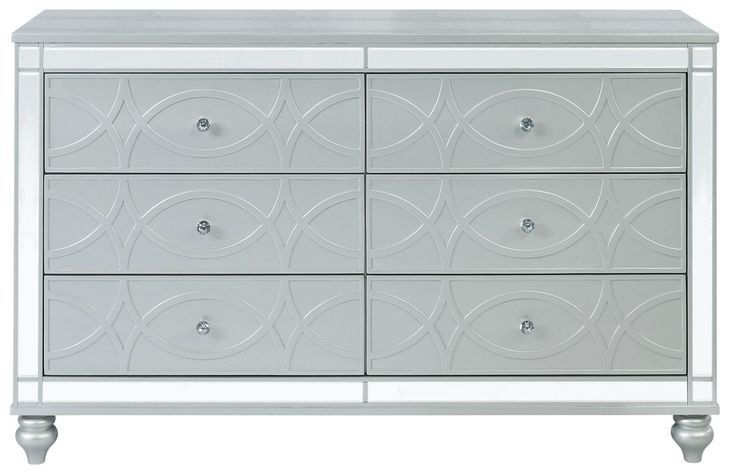 Gunnison Silver Metallic Dresser