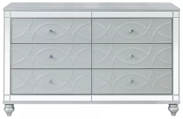 Gunnison Silver Metallic Dresser