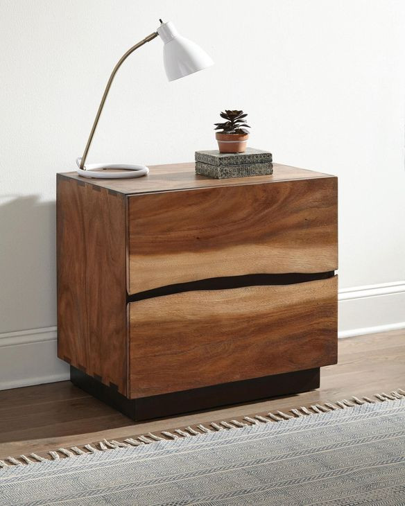 Winslow Smoky Walnut And Coffee Bean Nightstand