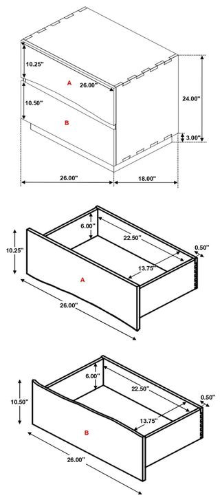 Winslow Smoky Walnut And Coffee Bean Nightstand