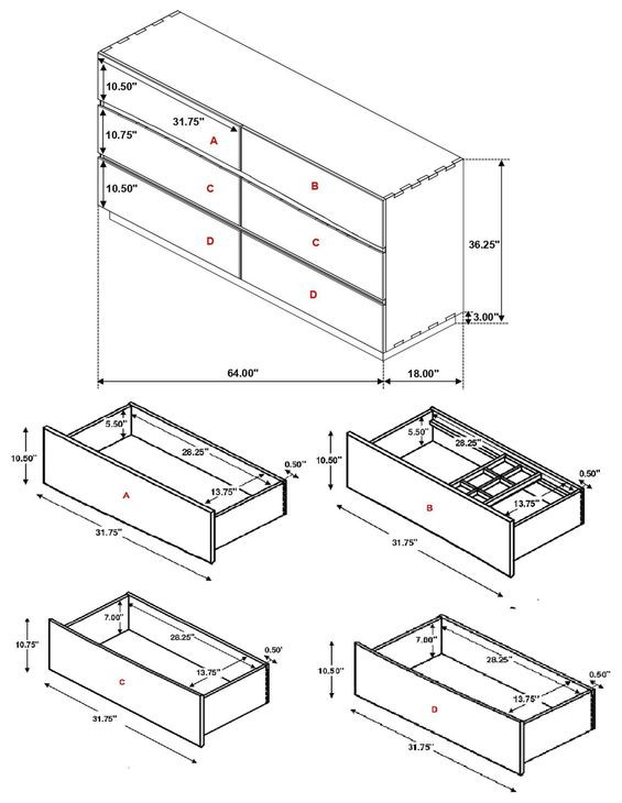 Winslow Smoky Walnut And Coffee Bean Dresser