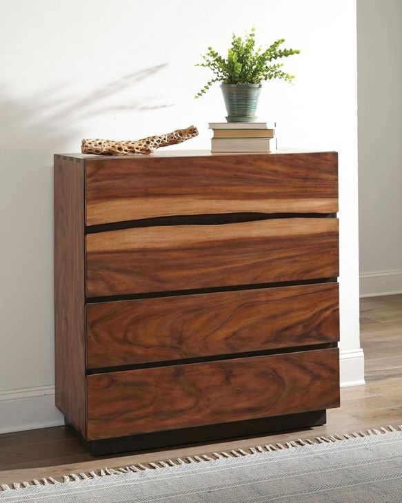 Winslow Smoky Walnut And Coffee Bean Chest
