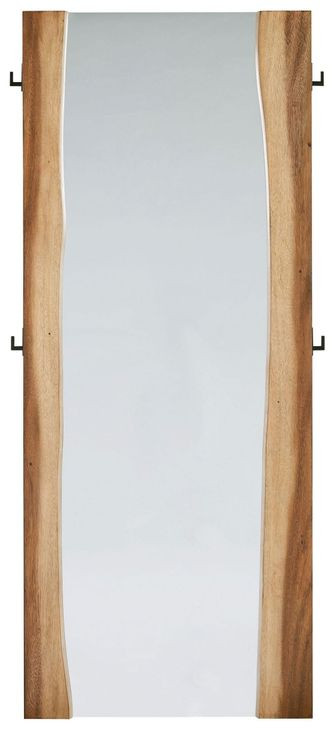 Winslow Smoky Walnut And Coffee Bean Floor Mirror
