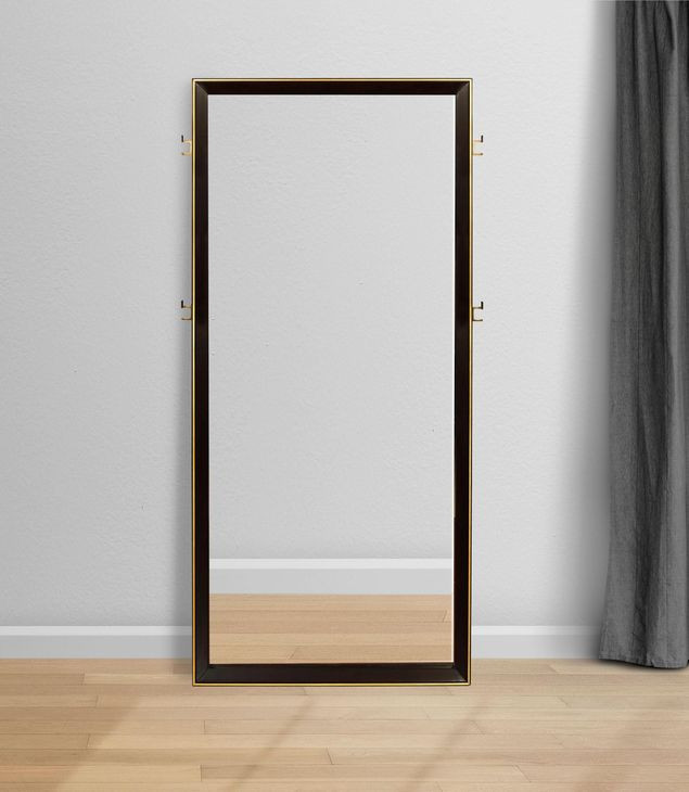 Durango Smoked Peppercorn Floor Mirror