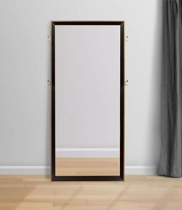 Durango Smoked Peppercorn Floor Mirror