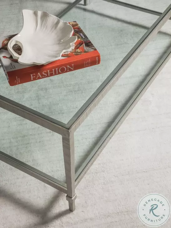 Metal Designs Argento Claret Rectangular Cocktail Table