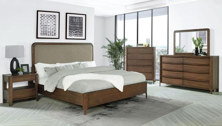 coaster home furnishings 200423 casual contemporary dresser walnut Maderia Walnut 8-Drawer Dresser
