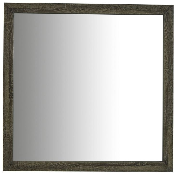 Wright Brown Oak Dresser Mirror