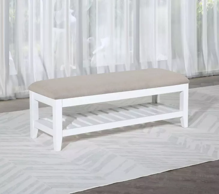 Bexhill White Bench