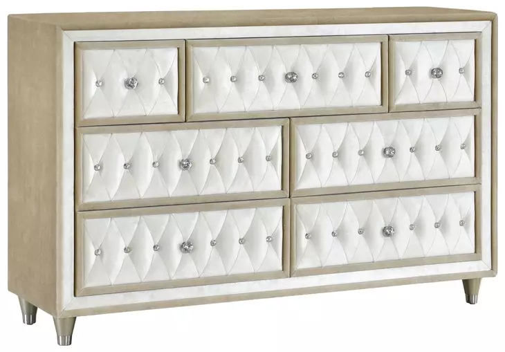 Antonella Ivory And Camel Dresser