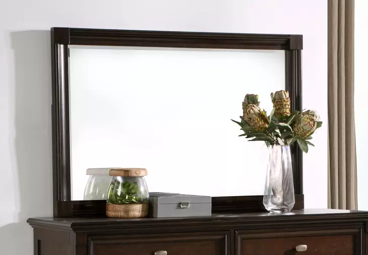 Andover Dark Oak Dresser Mirror