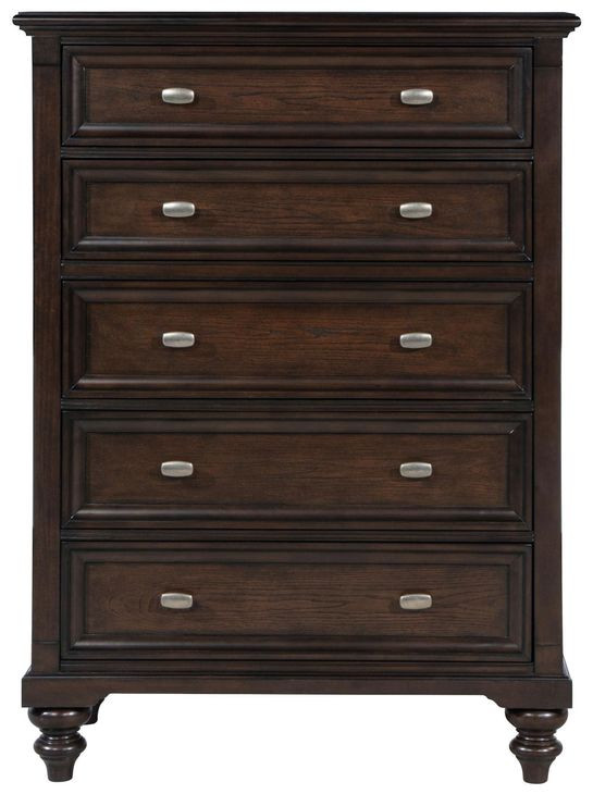 Andover Dark Oak 5 Drawer Chest