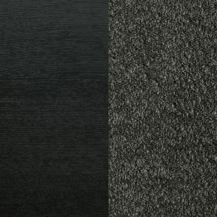 Cavelle Black King Upholstered Panel Bed