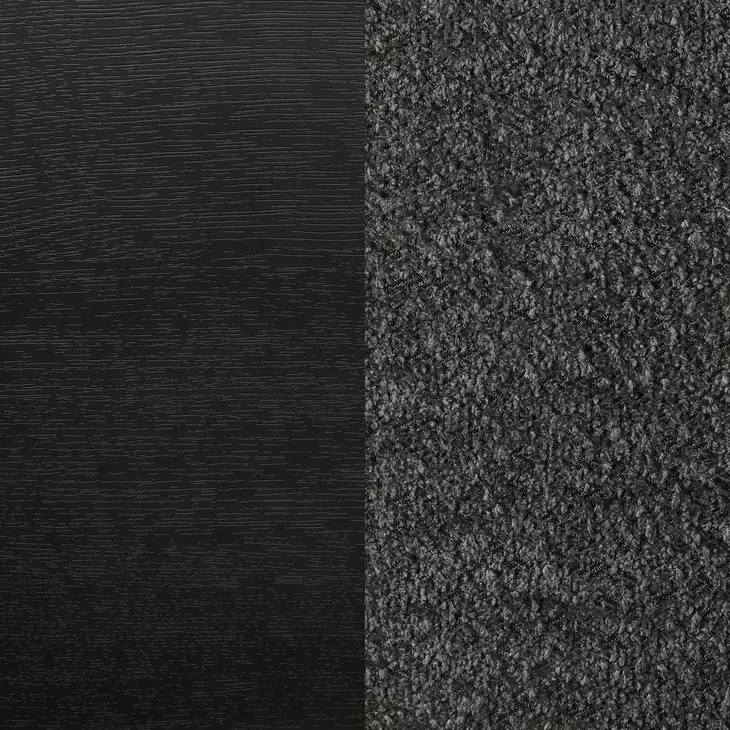 Cavelle Black Queen Upholstered Panel Bed