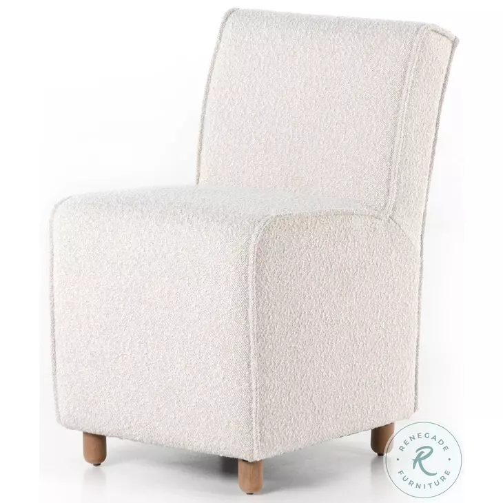 Hobson Knoll Natural Performance Fabric Dining Chair