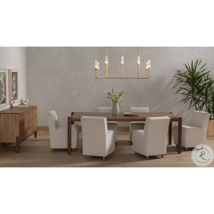 Hobson Knoll Natural Performance Fabric Dining Chair