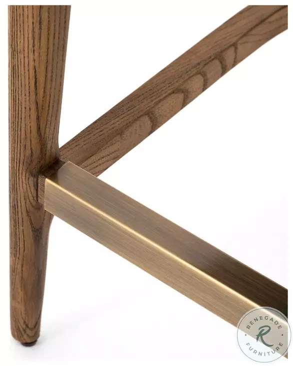 Britt Toasted Nettlewood Performance Fabric Counter Height Stool