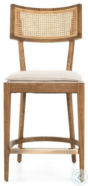 Britt Toasted Nettlewood Performance Fabric Counter Height Stool