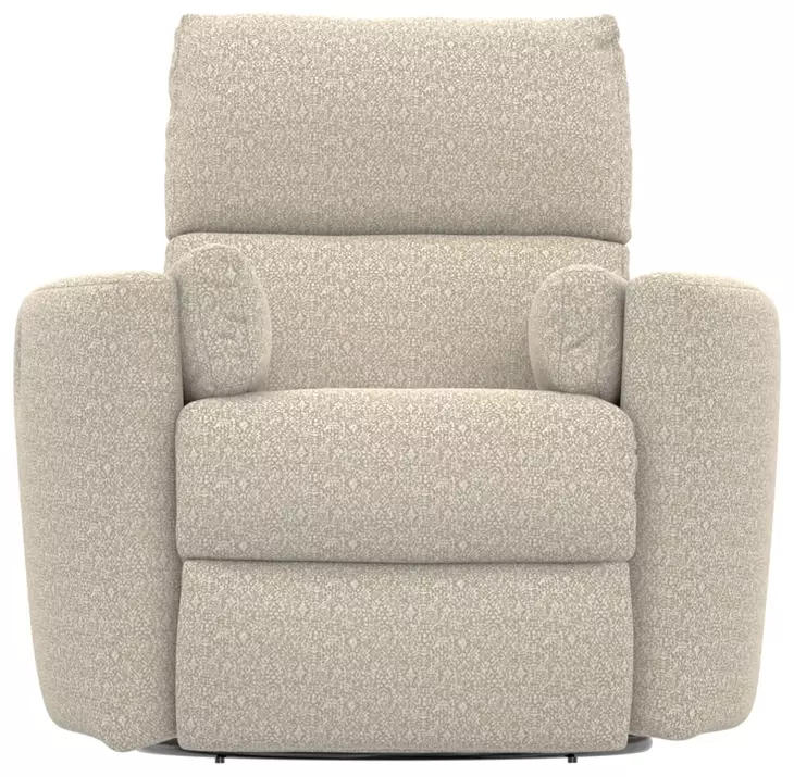 Barrett Natural Swivel Glider Recliner with Pillow