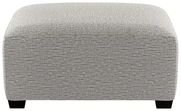 Barrett Stone Upholstered Square Cocktail Ottoman