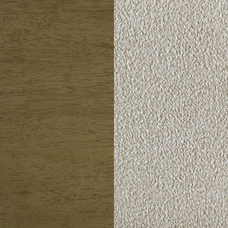 Amsbury Nutmeg Queen Upholstered Panel Bed