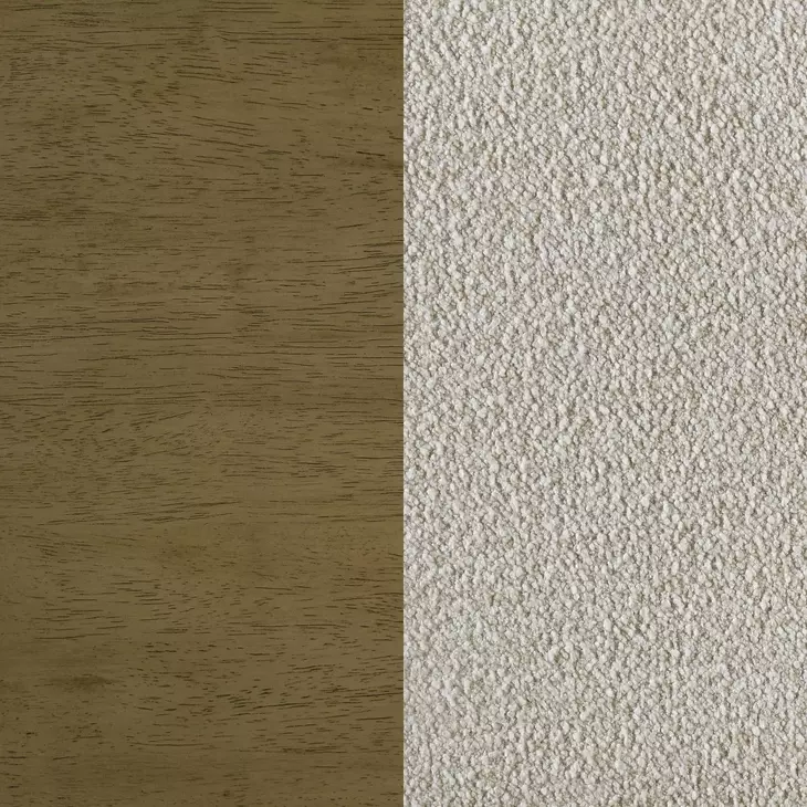 Amsbury Nutmeg Queen Upholstered Panel Bed