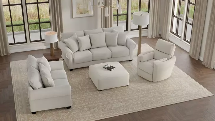 Barrett Natural Performance Fabric 96" Sofa