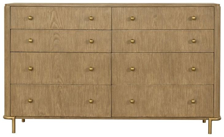 Arini Sand Wash 8 Drawer Dresser