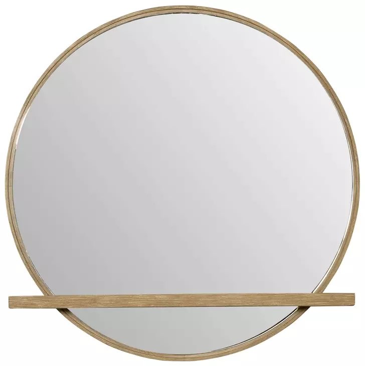Arini Sand Wash Round Dresser Mirror