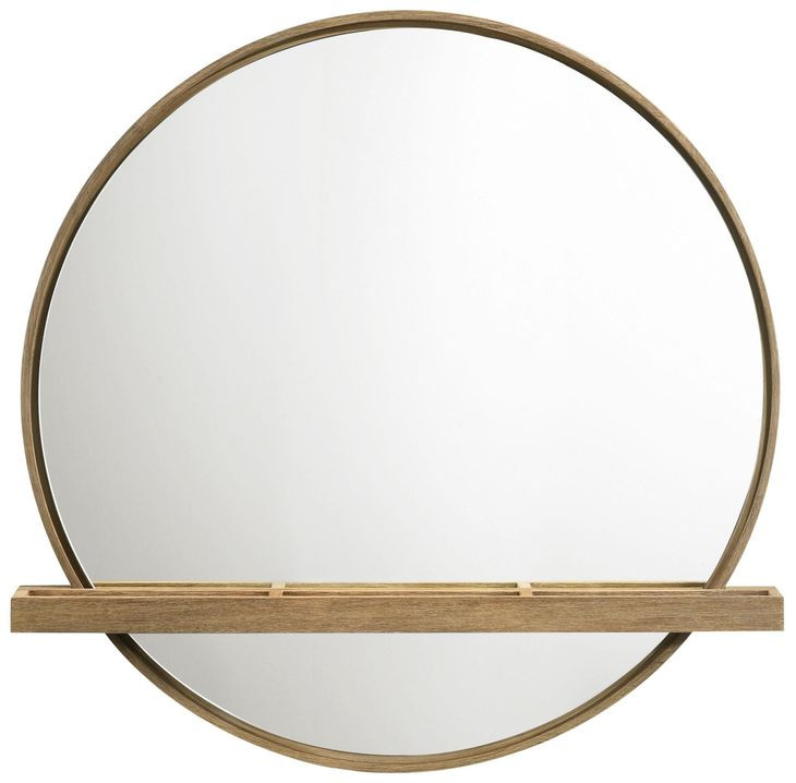 Arini Sand Wash Round Vanity Wall Mirror