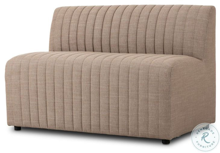 Augustine Crypton Nomad Taupe Performance Fabric 49" Dining Banquette