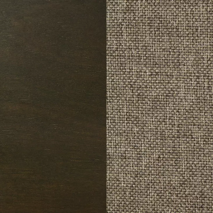 Wilkes Dark Cocoa Full Upholstered Panel Bed