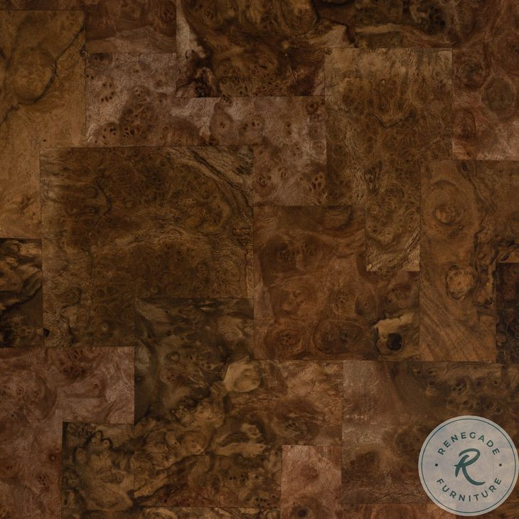 Blanco Warm Umber Burl Square End Table