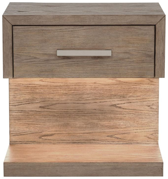 Kenora Barley Brown 1 Drawer Nightstand