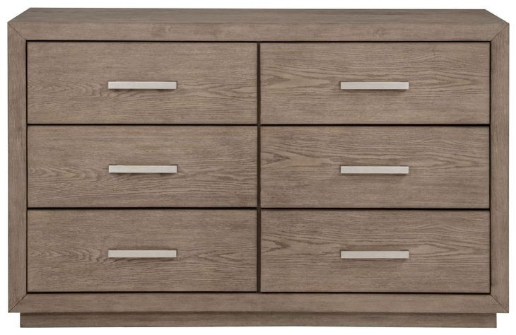 Kenora Barley Brown 6 Drawer Dresser