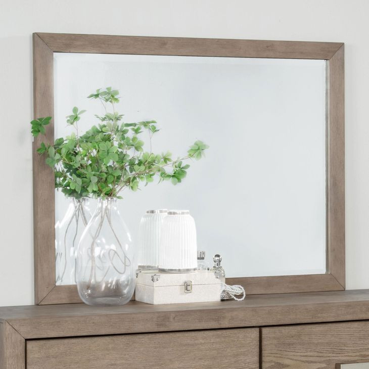 Kenora Barley Brown Dresser Mirror