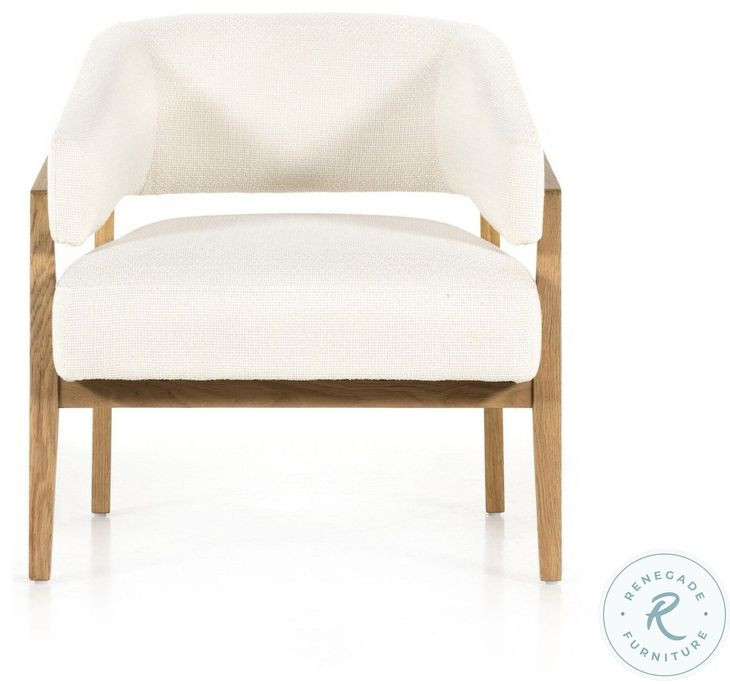 Dexter Gibson White Performance Fabric Chair