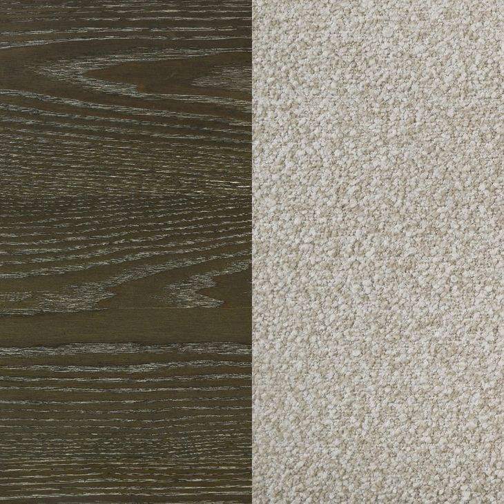 Gran Park Dark Cocoa Queen Upholstered Canopy Bed